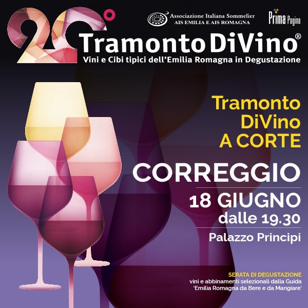 Tramonto DiVino - CORREGGIO 18 GIUGNO
