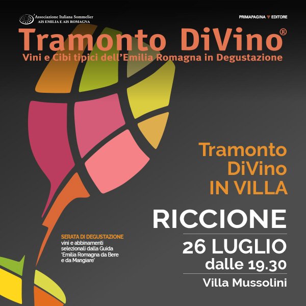 3) Tramonto DiVino - RICCIONE 26 LUGLIO | BIGLIETTI SOLO ALLA CASSA