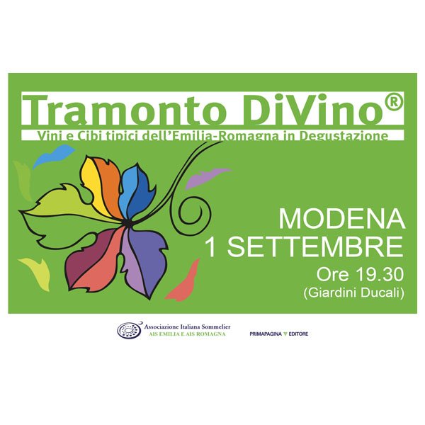 A Cena con Tramonto DiVino - Modena 1 Settembre (Cena a tavola)