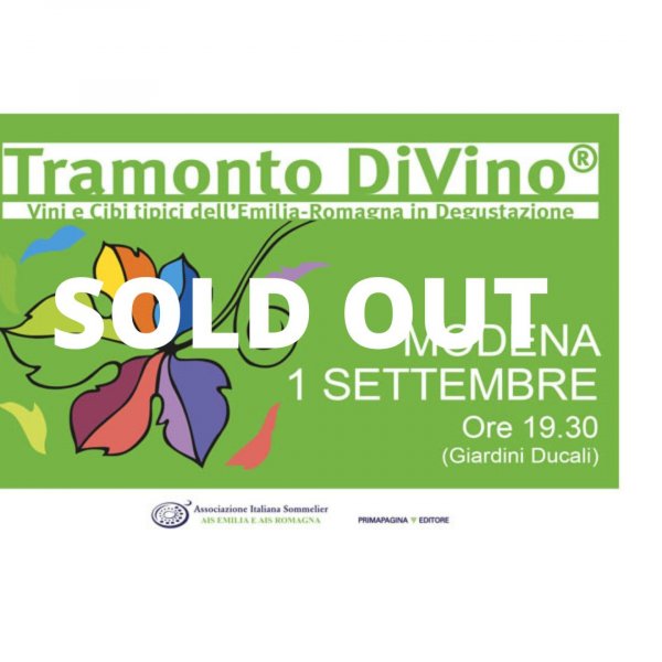 A Cena con Tramonto DiVino - Modena 1 Settembre (Cena a tavola)